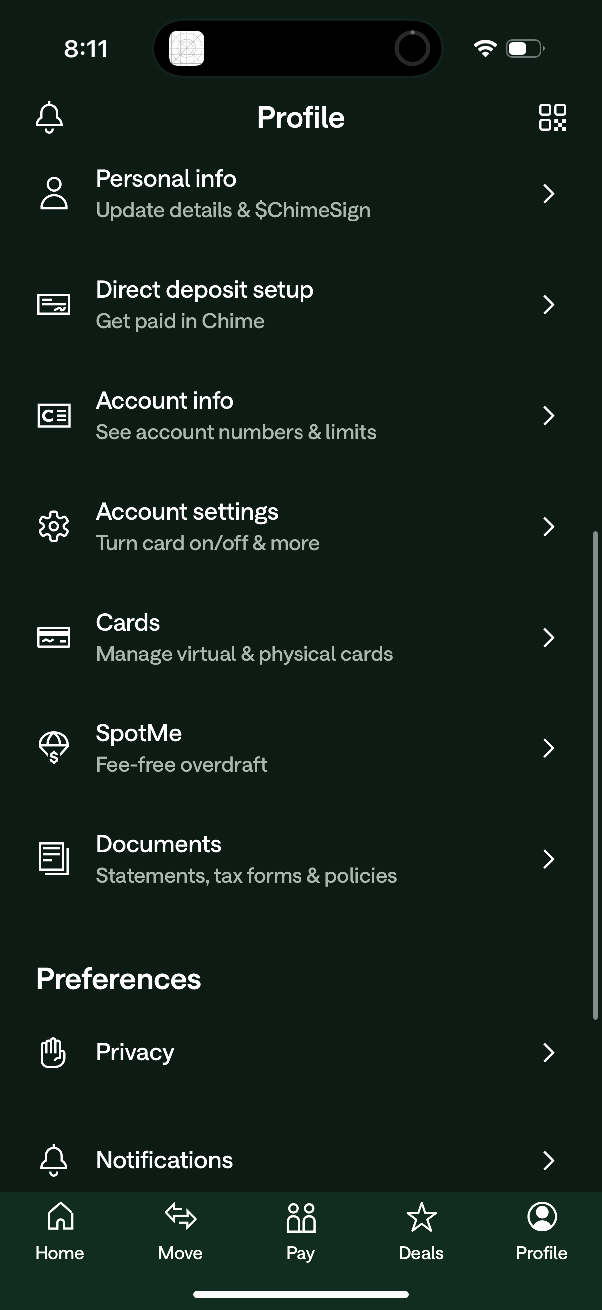 chime app screenshot 16